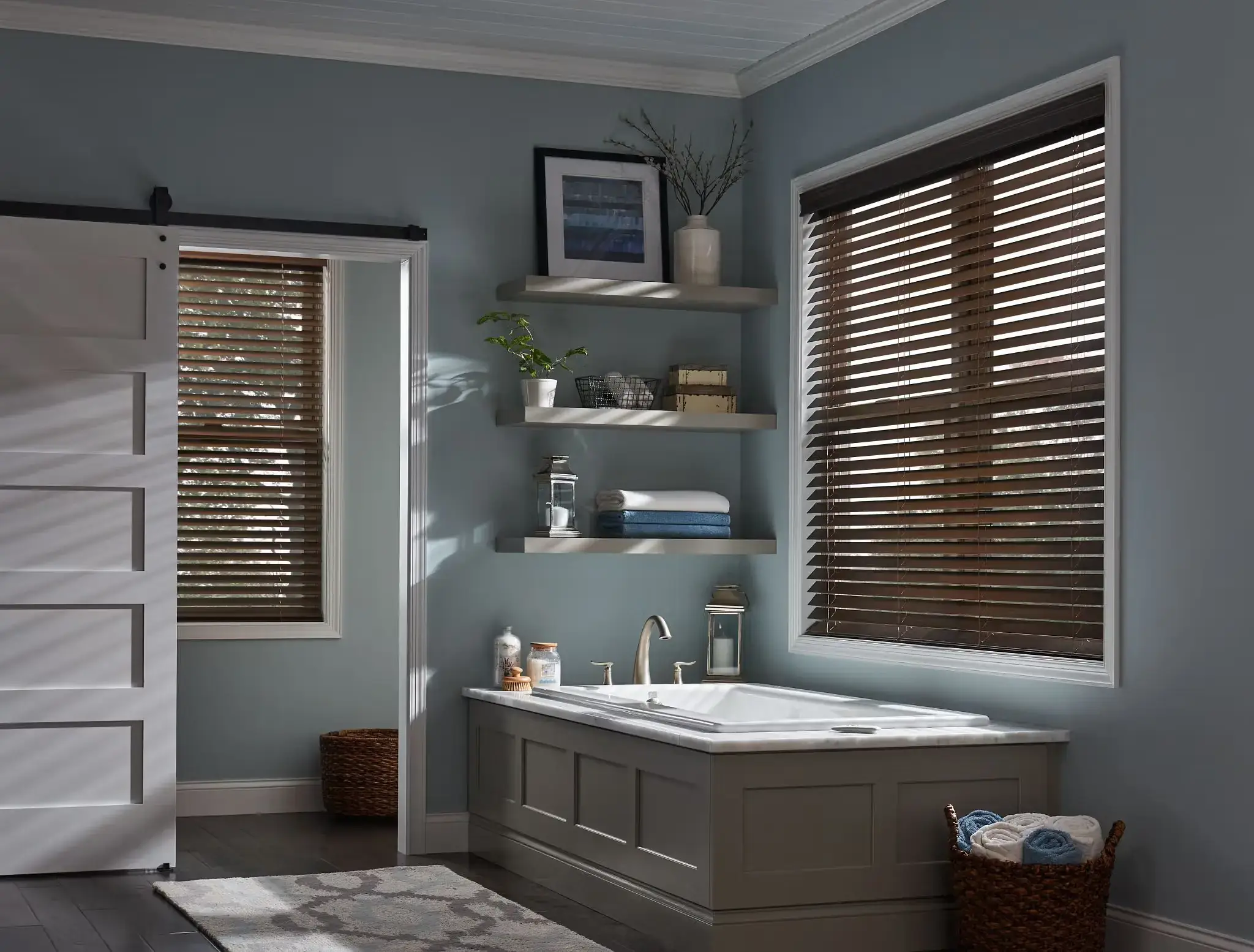 Modern vertical blinds for sliding doors