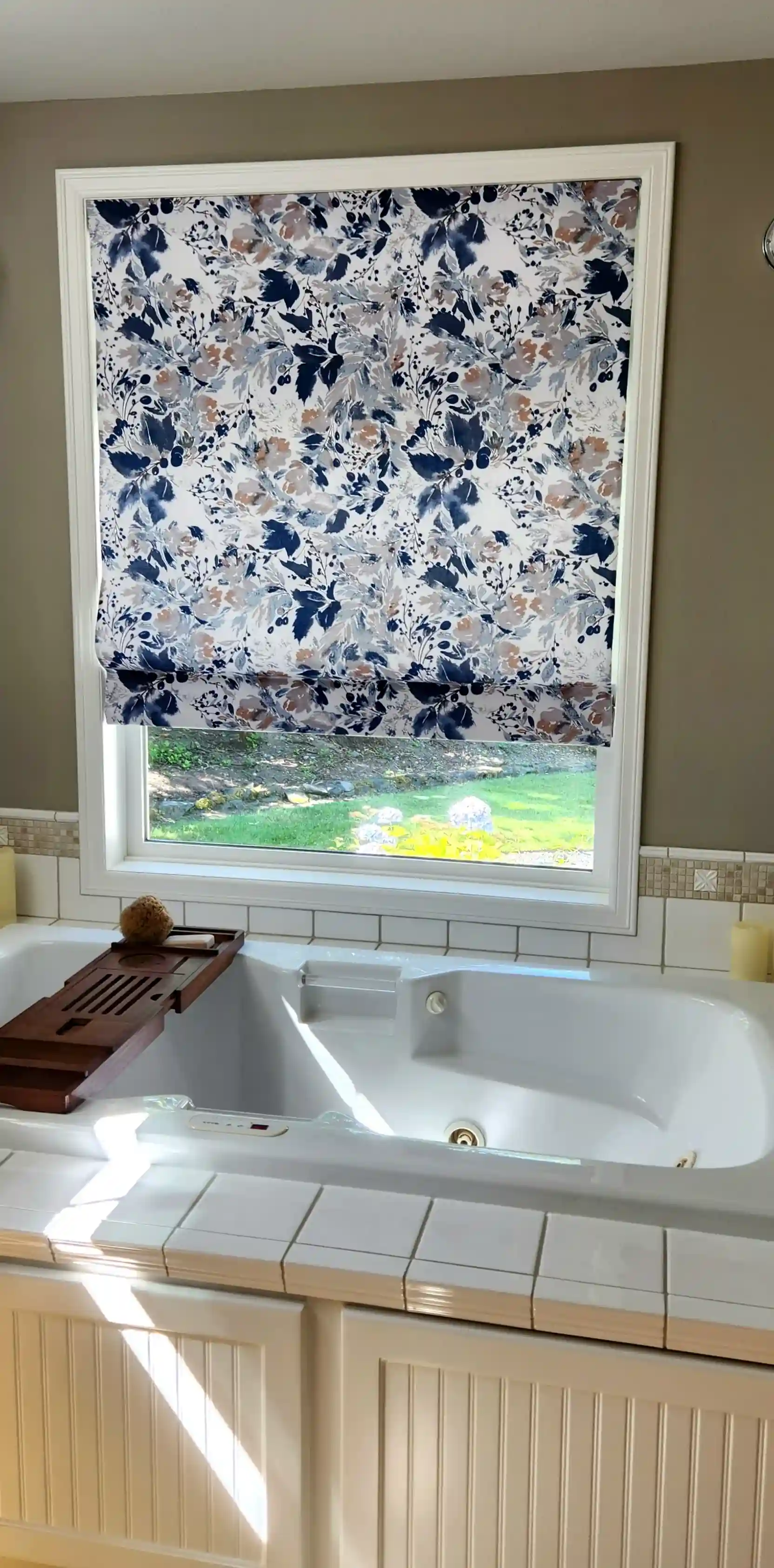 Client project showing premium custom window coverings