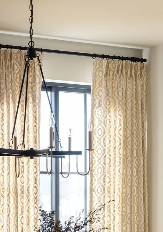 Luxury custom draperies