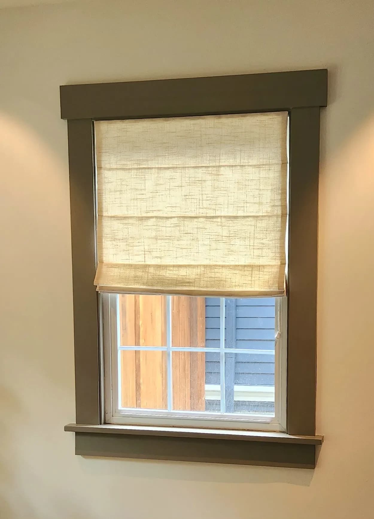 Completed residential window fashion project