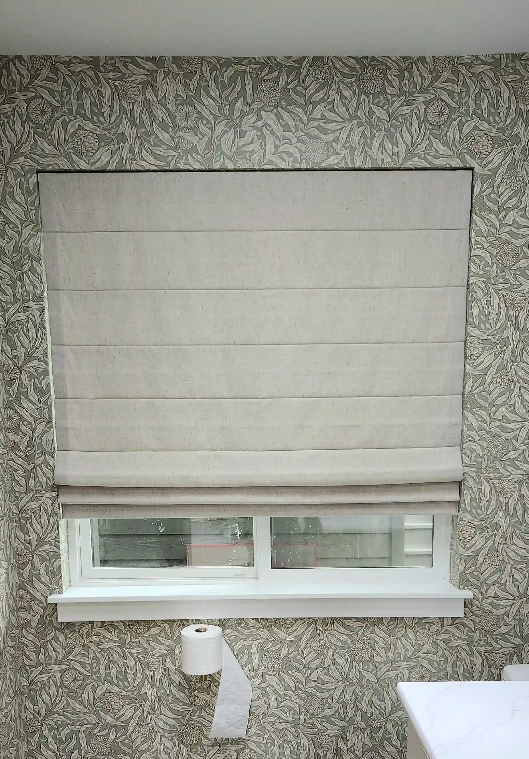 Elegant home window treatment installation