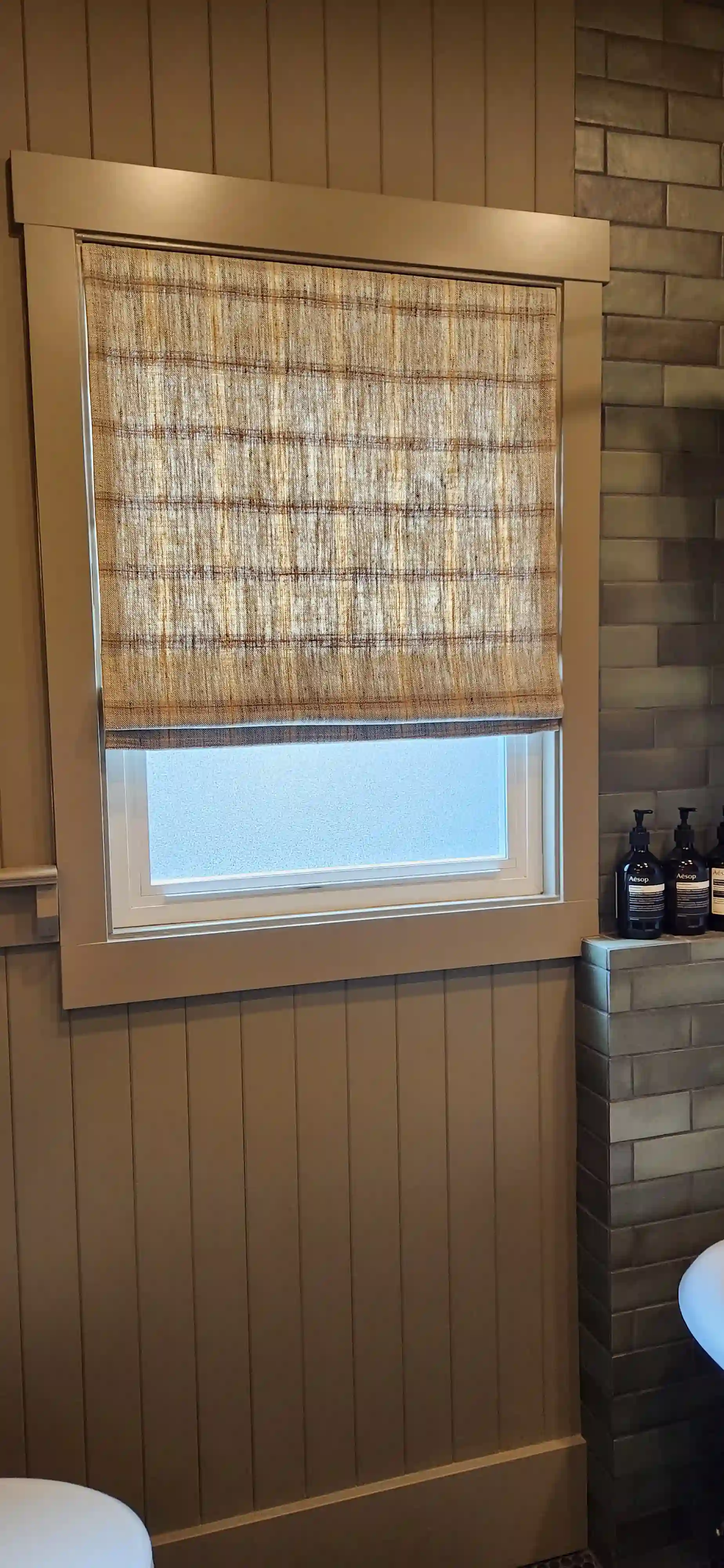 Finished custom blinds and shades project