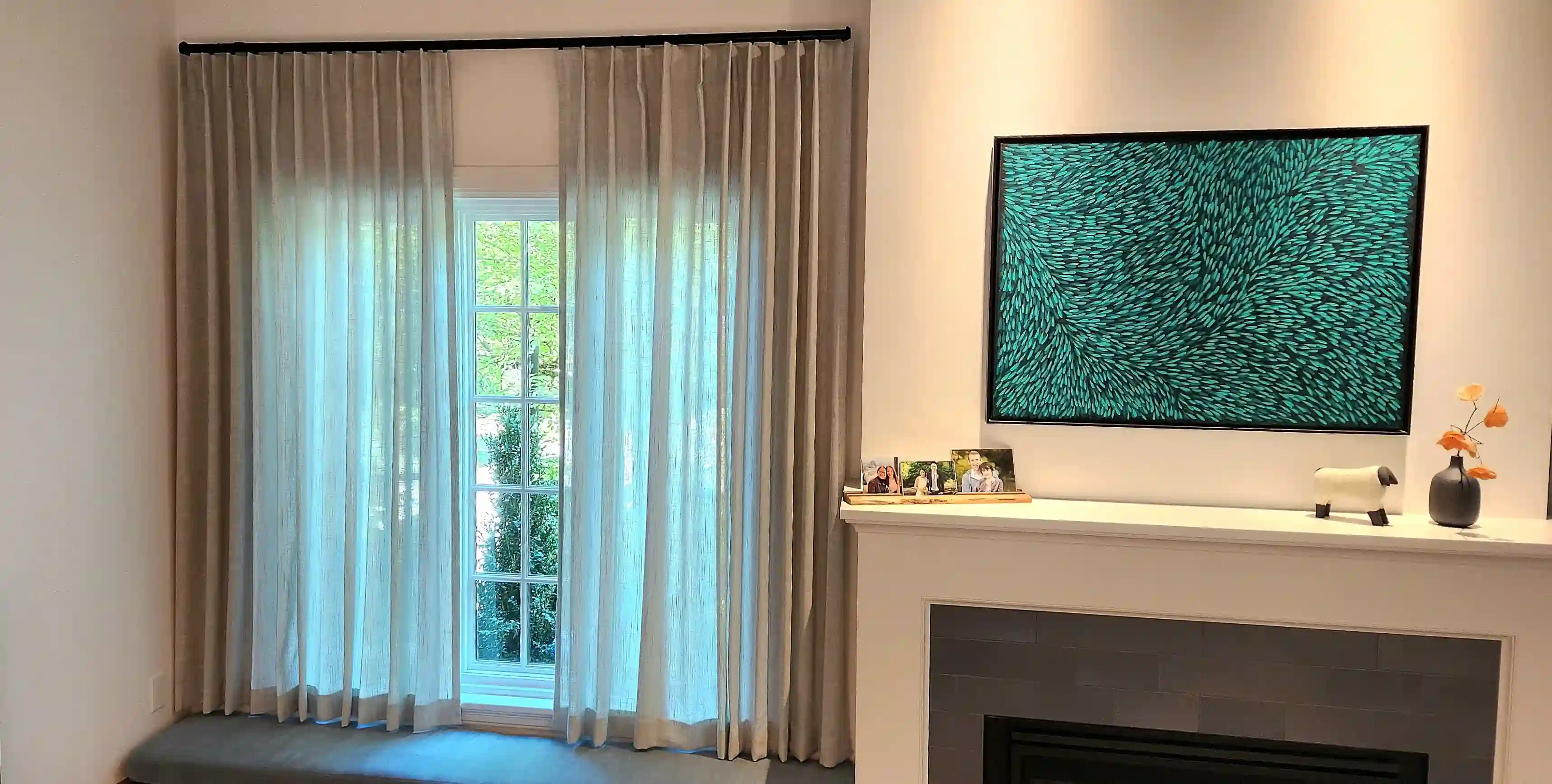 Custom window treatment project