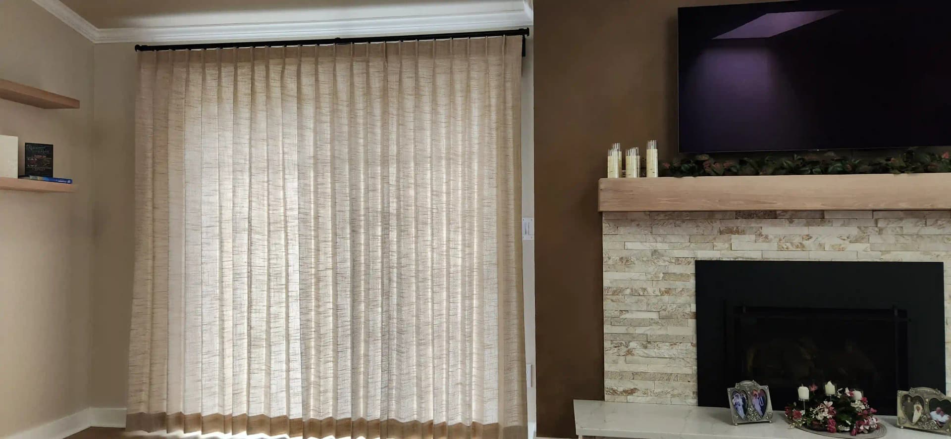 Residential window coverings installed by professionals