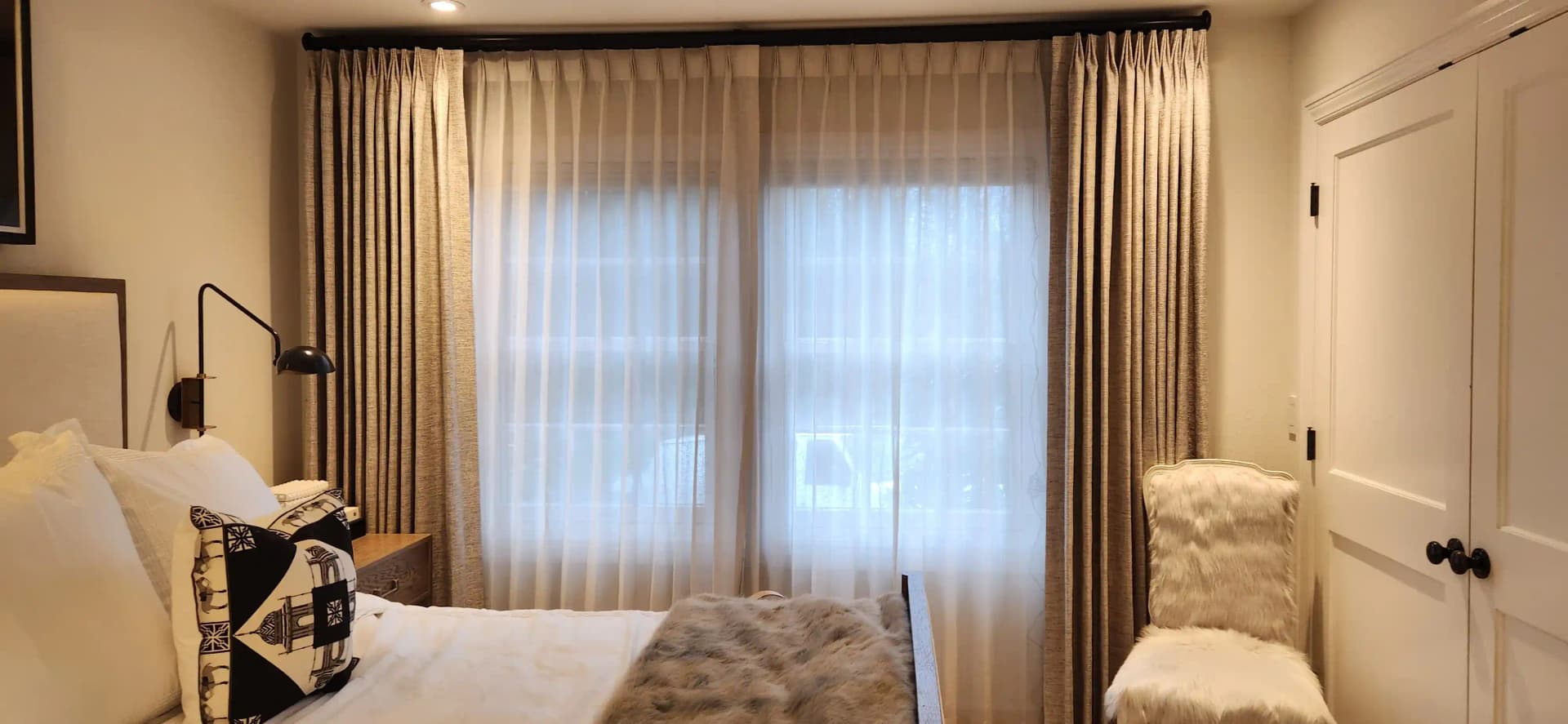 Designer window treatments for privacy and light control