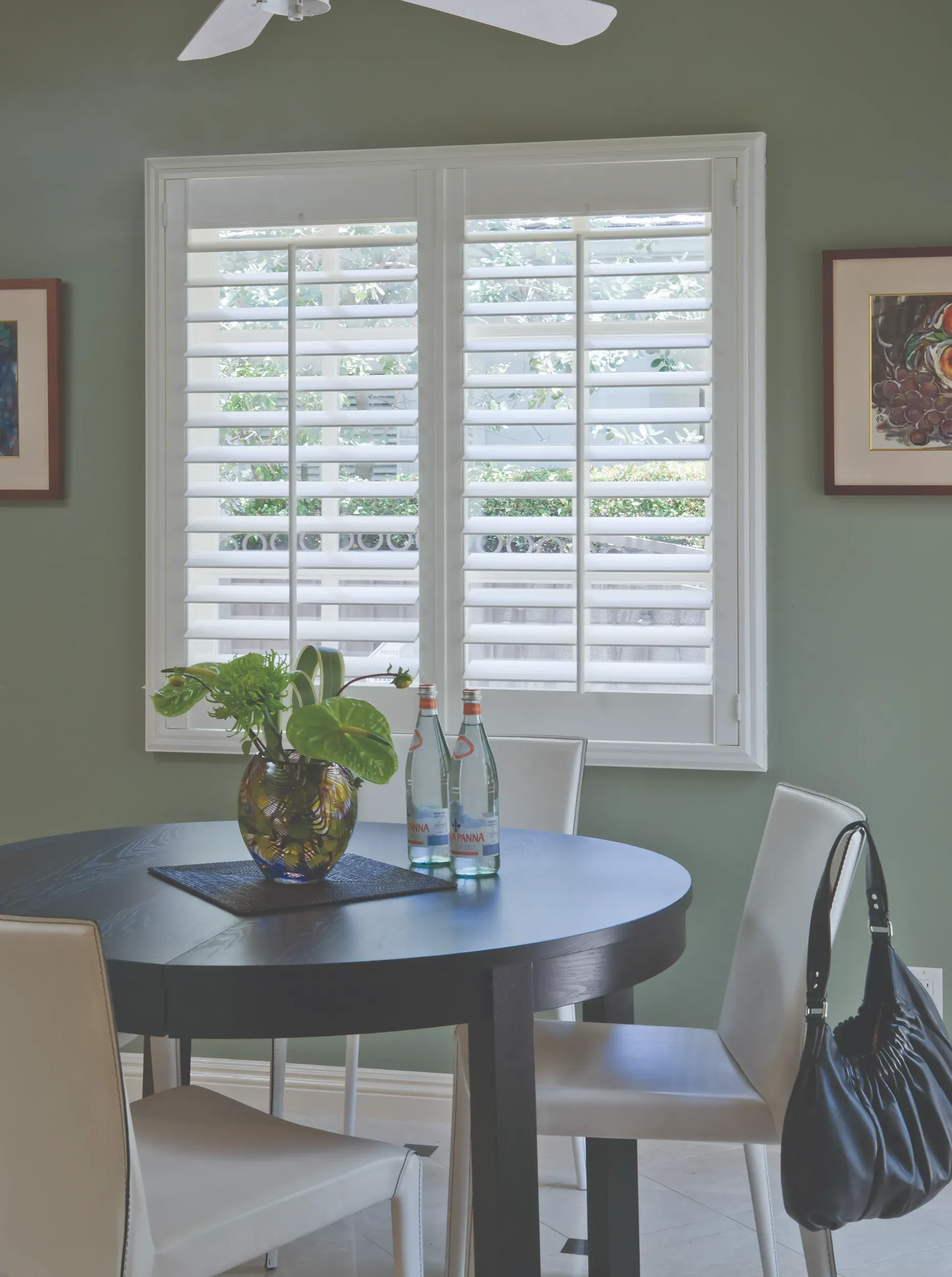 Luxury shutter installation
