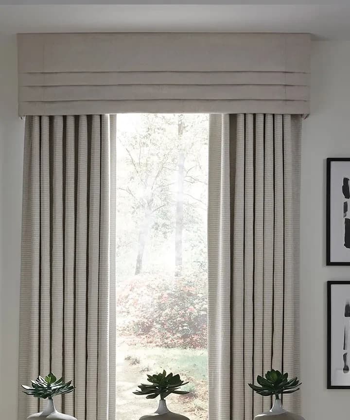 Soft custom valance installation